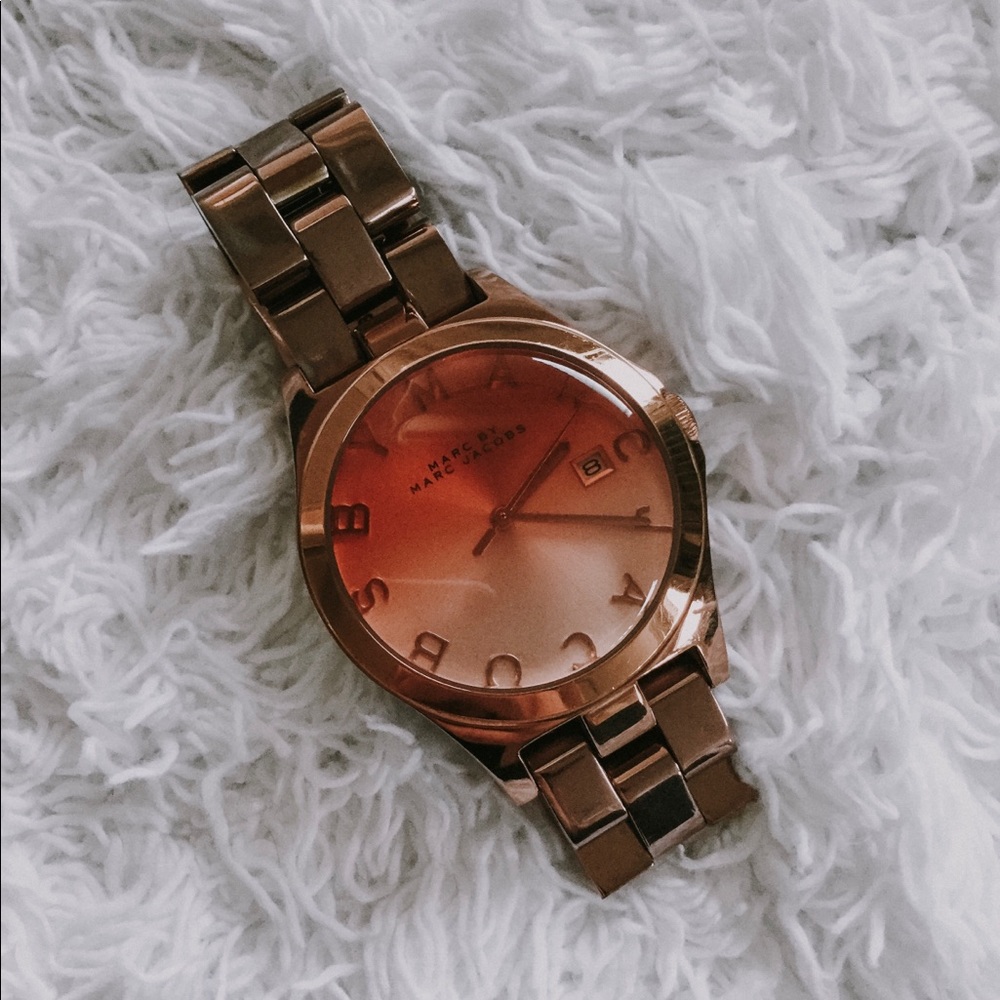 MBMJ Rose-Gold Plated Stainless Steel Quartz Watch